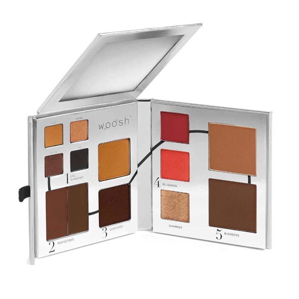 🆕Women Fold out Face Original Deep Travel All in One Neutral Cream  Powder